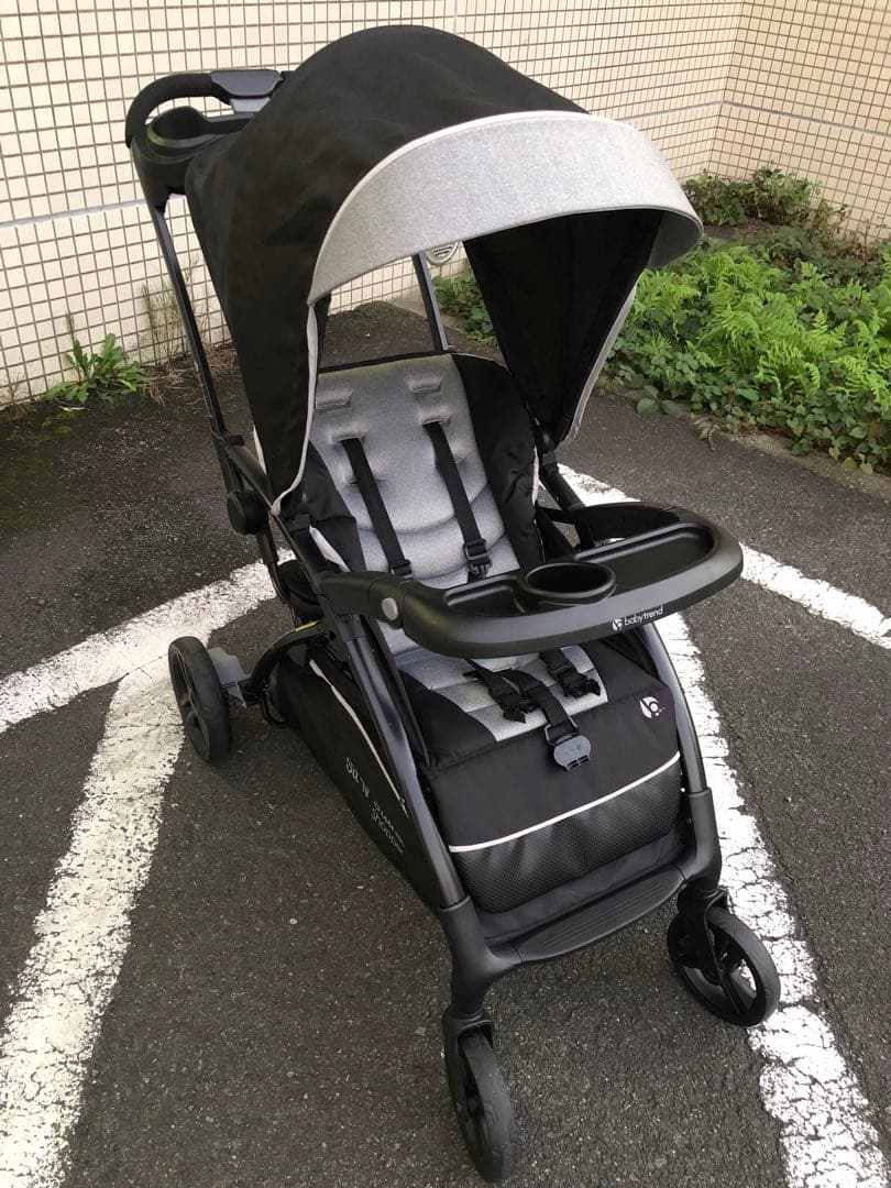 【美品】日本育児　Babytrend 2人乗りベビーカー　スマートライド