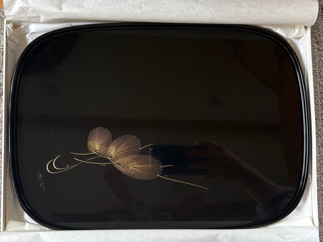 輪島塗＊能作＊沈金丸松＊工芸品＊お盆＊小判盆