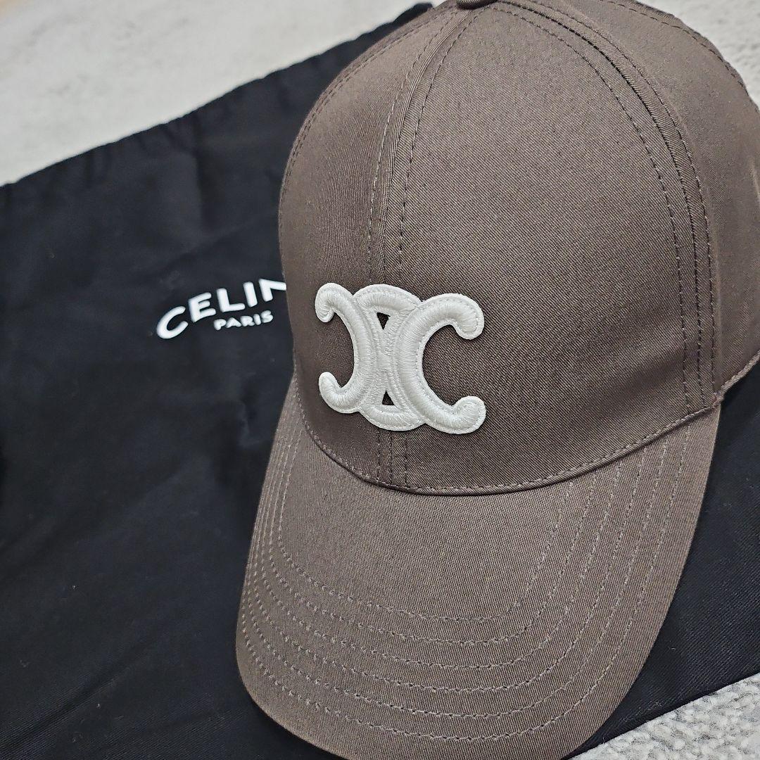正規品　CELINE　セリーヌトリオンフベースボールキャップ　キャップ