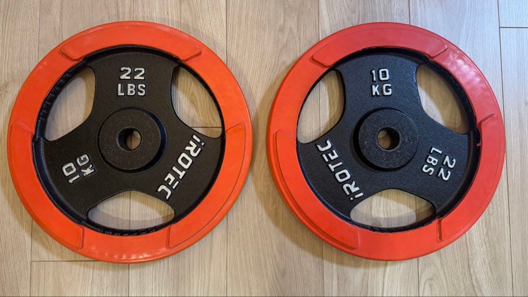 iROTEC ダンベルプレート 10kg 2枚セット ①