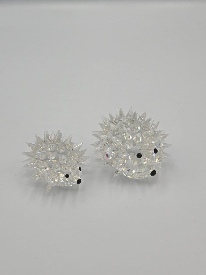 スワロフスキー ハリネズミ 置物 2個セット