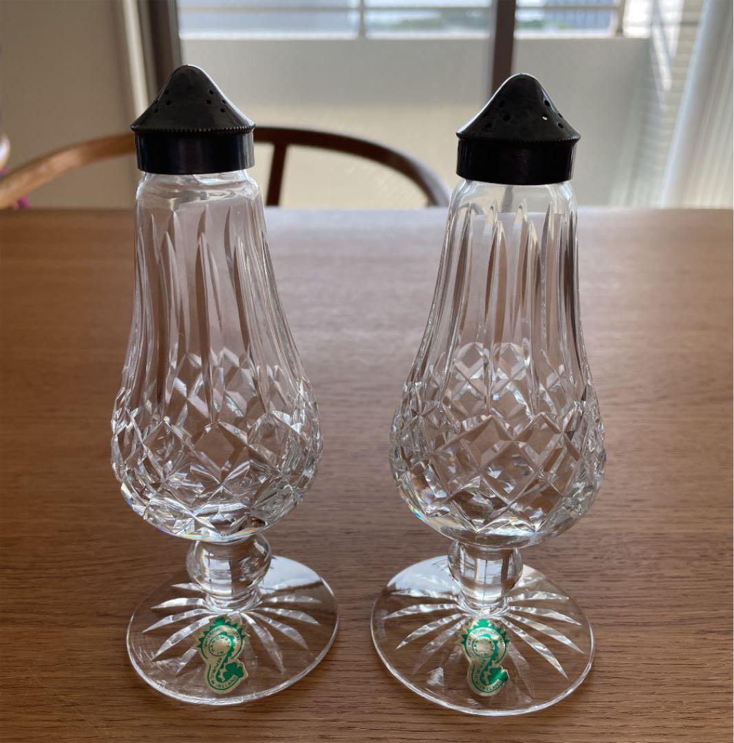 ウォーターフォード リスモア 脚付きソルト＆ペッパーシェイカーセット