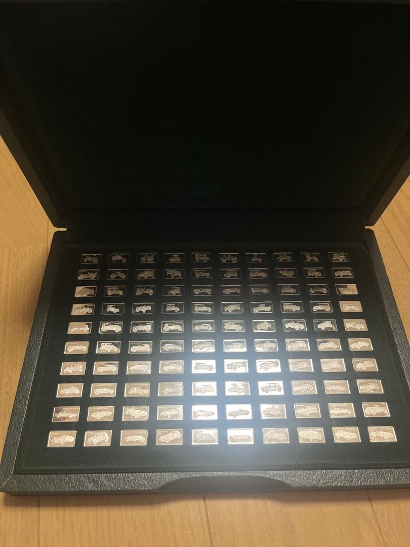 フランクリンミント社製 偉大なる自動車100種 純銀製ミニチュアコレクション