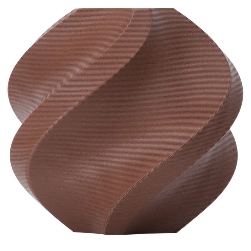Філамент Bambu Lab PLA Matte Dark Brown, 1.75мм, 1кг, темно-коричневий