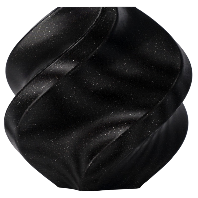 Філамент Bambu Lab PLA Sparkle Black, 1.75мм, 1кг, чорний