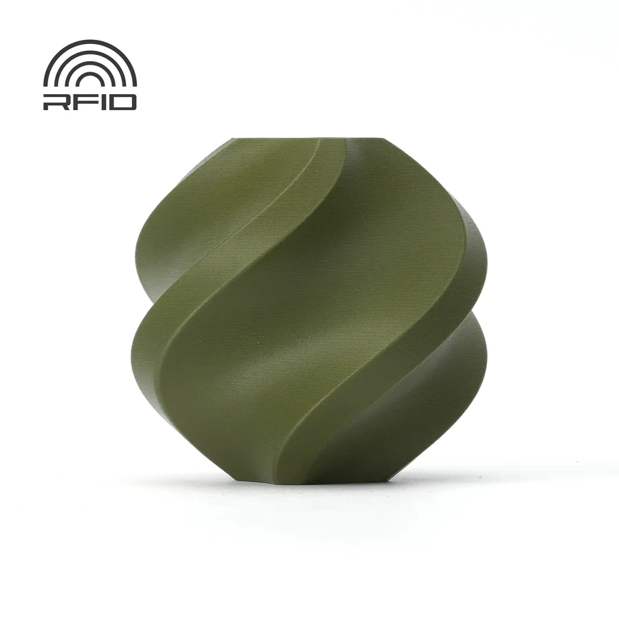 Пластик/філамент для 3D-друку Bambu Lab PLA Matte (), Reusable Spool, 1.75mm, 1kg, 315m, 190-230°C / Dark Green