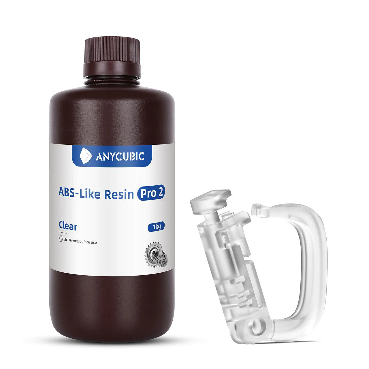 Фотополімерна смола Anycubic ABS-Like Resin Pro 2 Clear (Прозора), 1kg