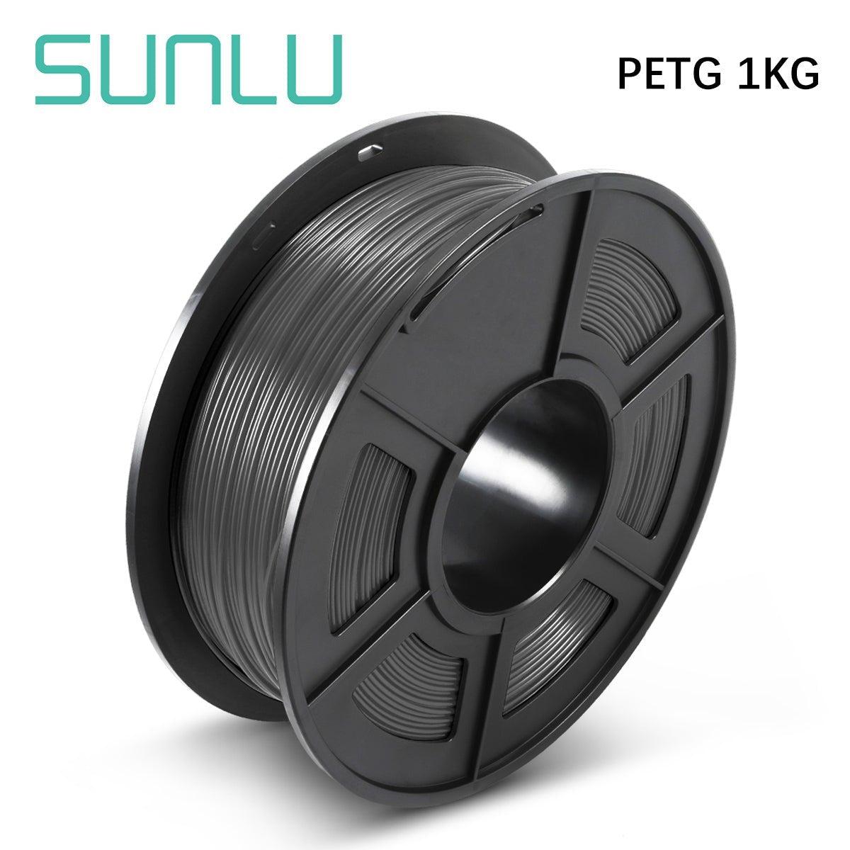 Пластик/філамент для 3D-друку SUNLU PETG  Graphite (103010A), Classic Spool, 1.75mm, 1kg, 230-260°C / Графіт