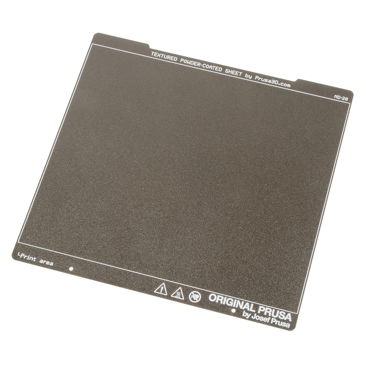 Пластина (стіл) 254*240*0.65мм з Текстурованим 2стороннім PEI покриттям PRUSA Textured Powder-coated Steel Sheet (оригінал, 11397)
