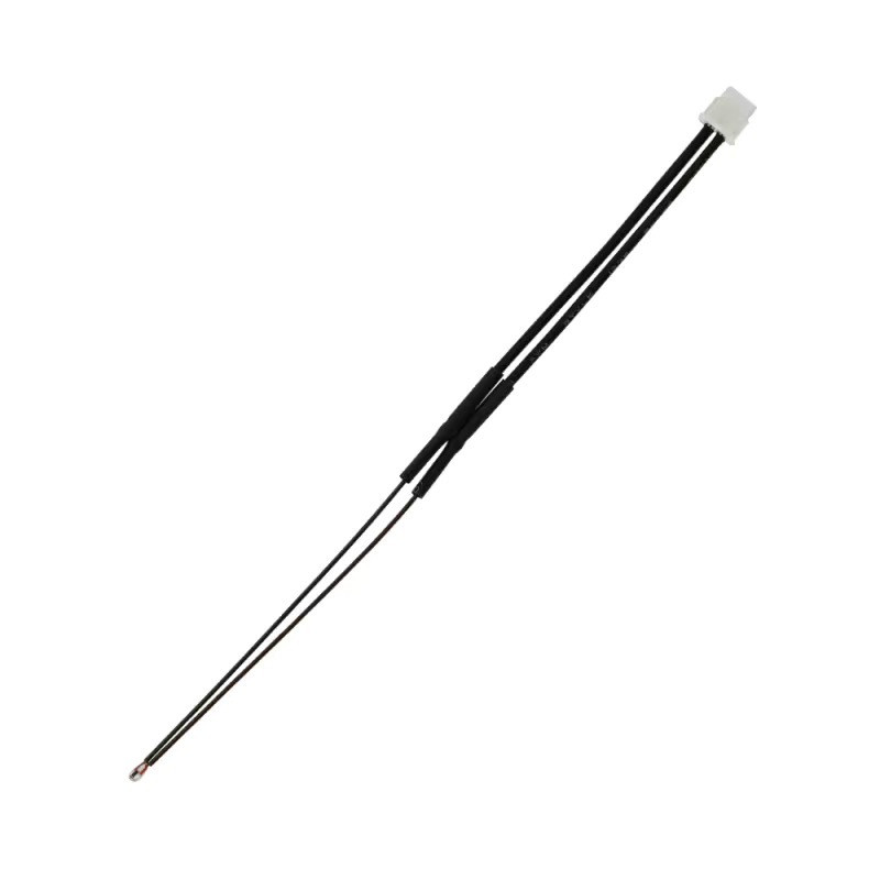 Термістор NTC 100K для 3D-принтерів Elegoo Neptune 4 Plus/ Max, Корпус скло (крапля) D1.3mm L3mm, Дроти L90mm GH1.25-2pin