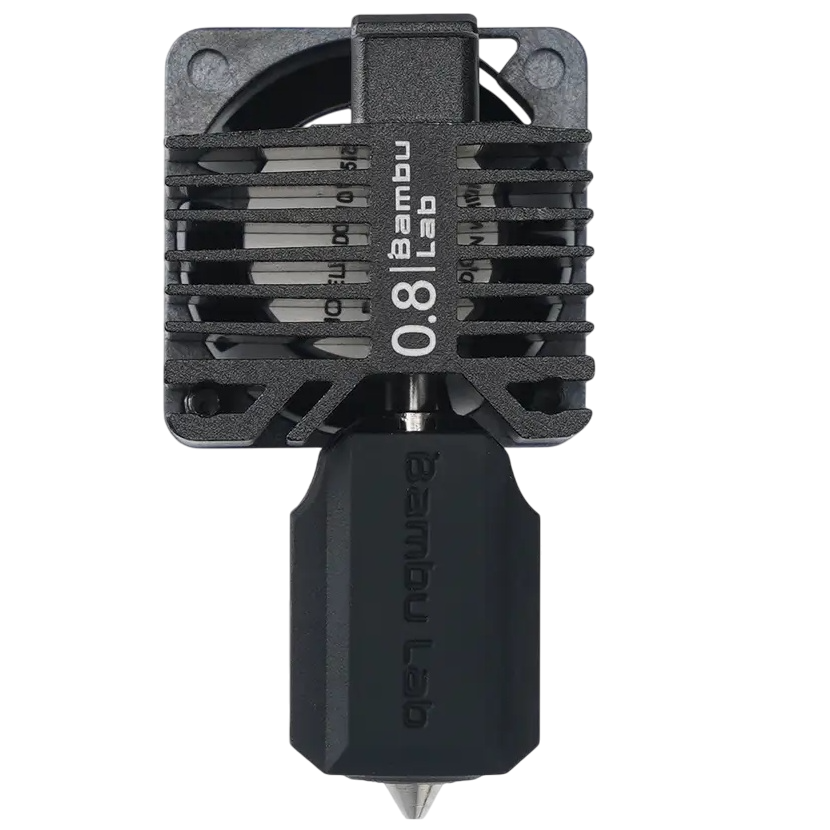 Хотенд Bambu Lab X1 у зборі, сопло 0.8мм, загартована сталь, (оригінал, FAH003)