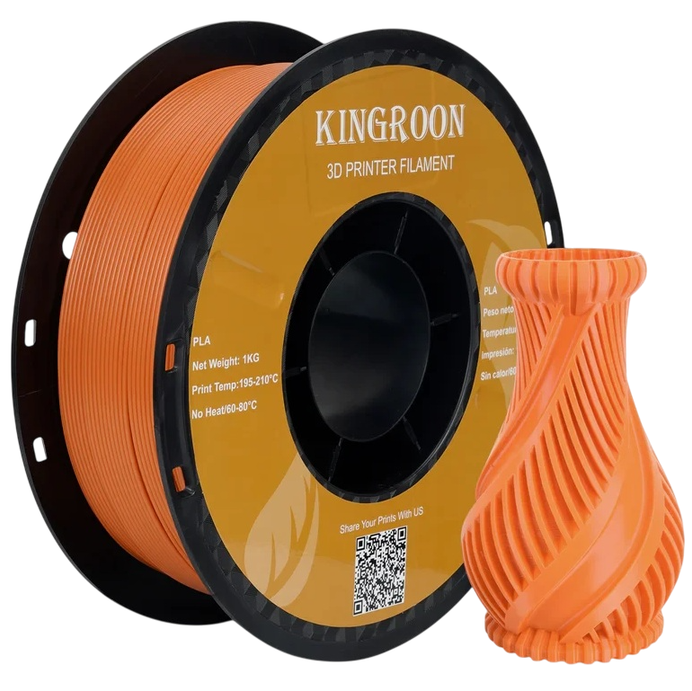 Філамент Kingroon PLA Brown, 1.75мм, 1кг, коричневий