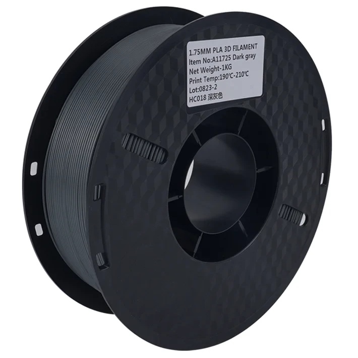 Філамент Kingroon PLA Dark Gray, 1.75мм, 1кг, темно-сірий