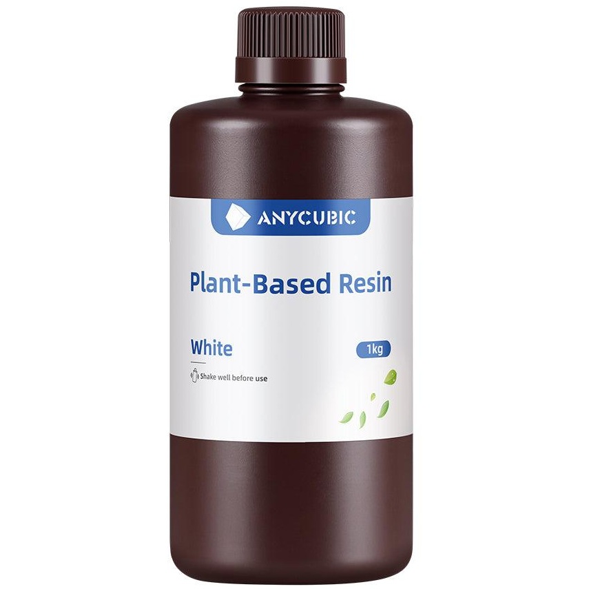 Смола фотополімерна Anycubic Plant-Based UV Resin, 1кг, біла