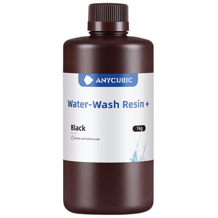 Смола фотополімерна Anycubic Water-Wash Resin+, 1кг, чорна