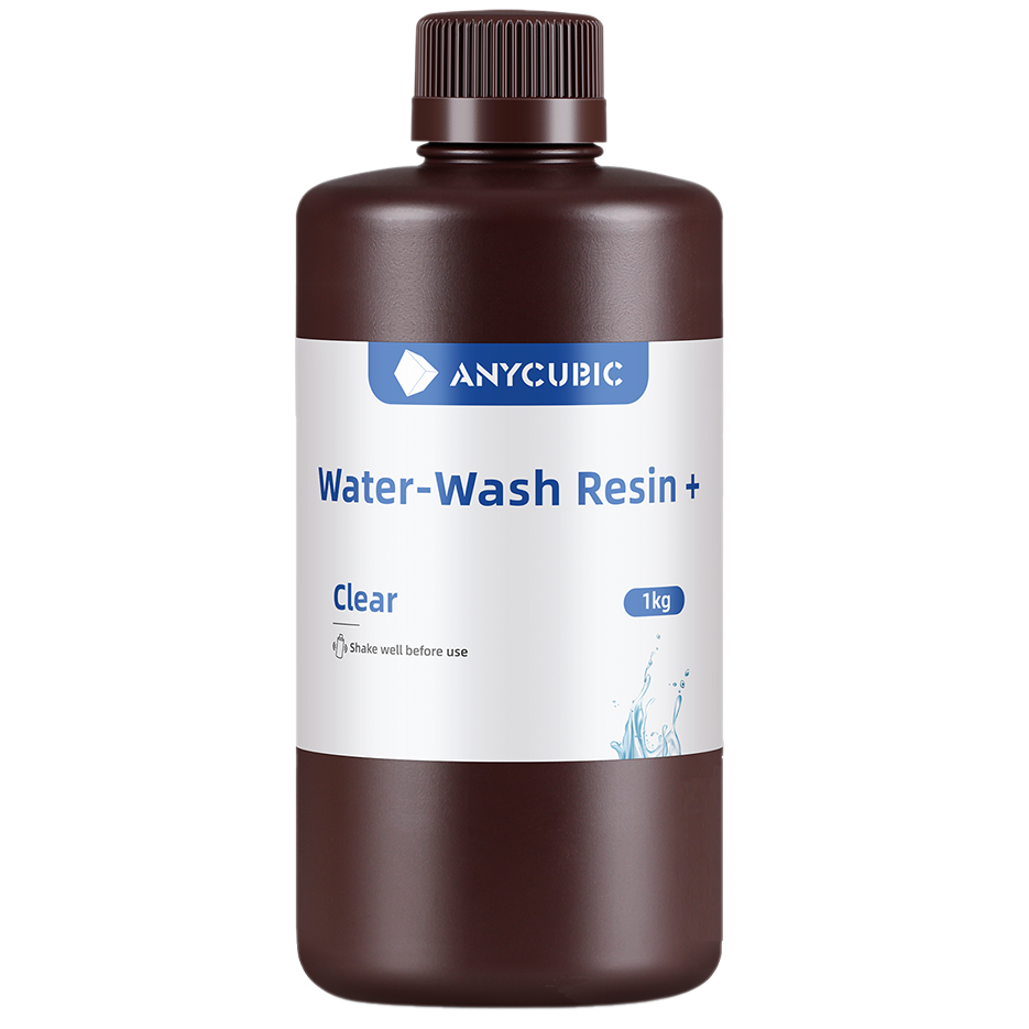 Смола фотополімерна Anycubic Water-Wash Resin+, 1кг, прозора