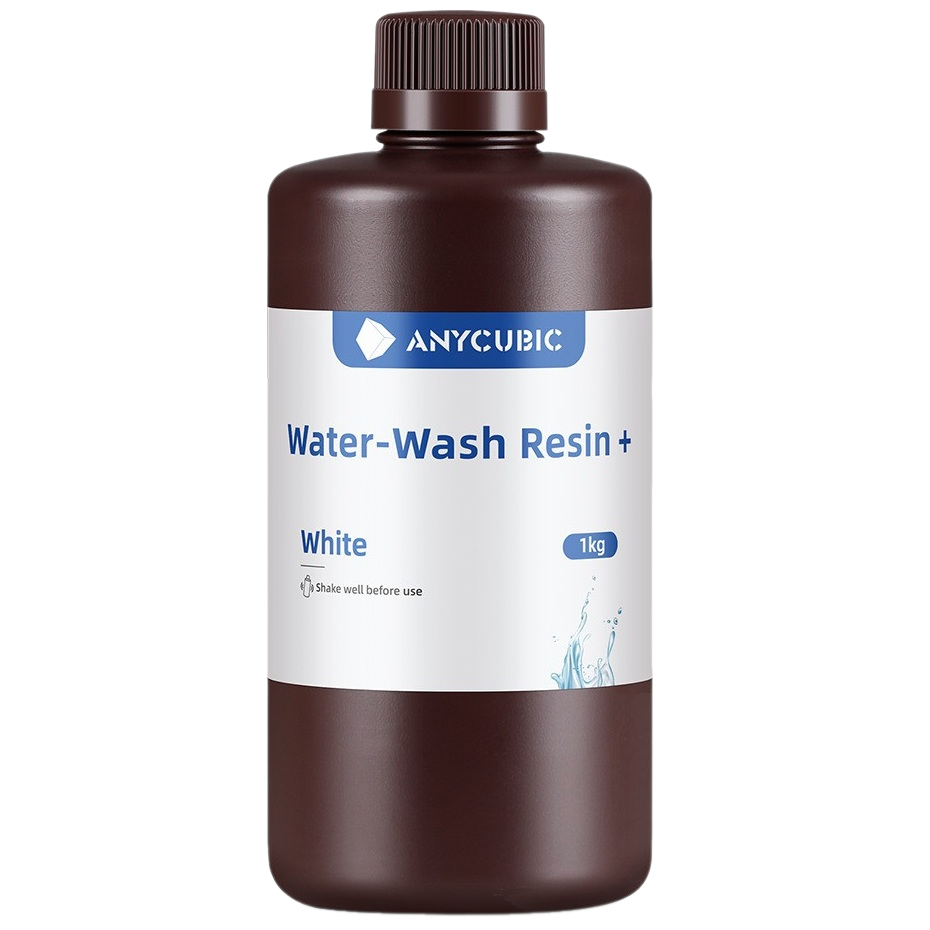 Смола фотополімерна Anycubic Water-Wash Resin+, 1кг, біла