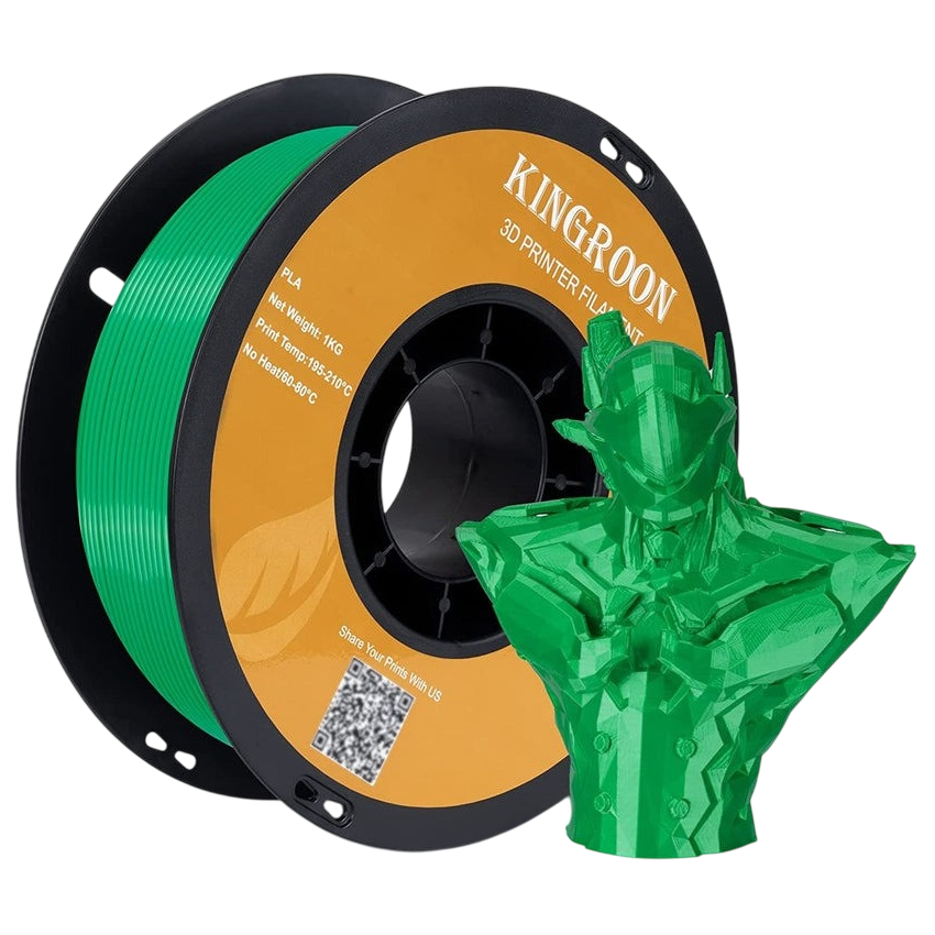 Філамент Kingroon PLA Green, 1.75мм, 1кг, зелений