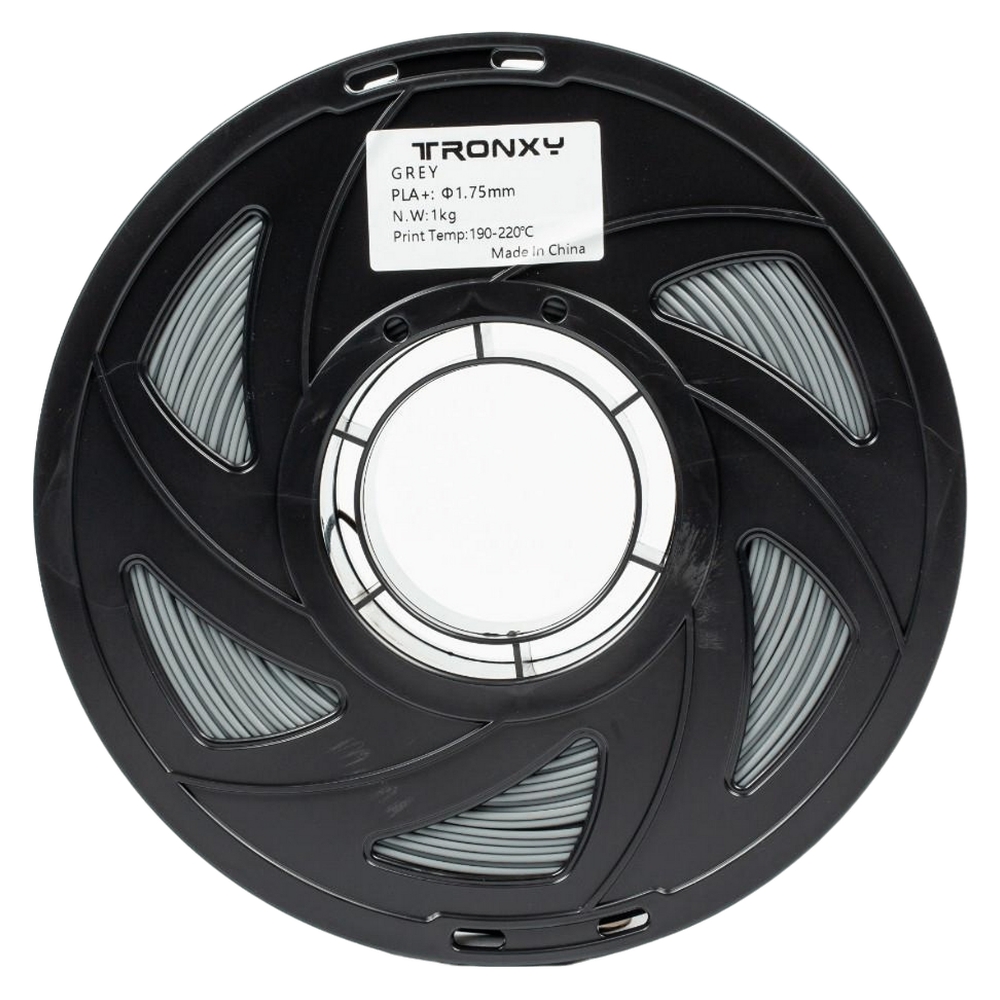 Филамент UA3D PLA+ Gray, 1.75мм, 1кг, серый