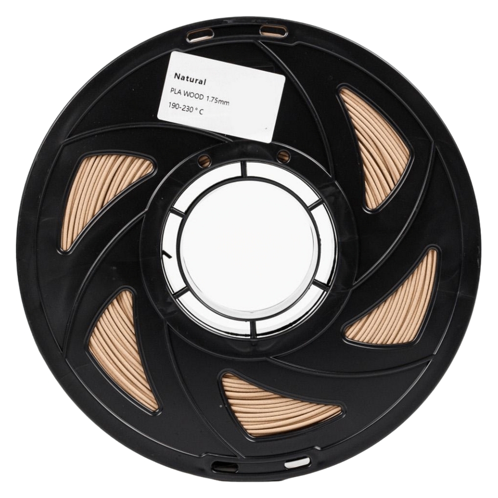 Филамент UA3D PLA WOOD Biege, наполненный древесиной, 1.75мм, 1кг, бежевый