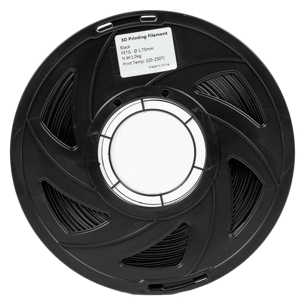 Філамент UA3D PETG Black, 1.75мм, 1кг, чорний