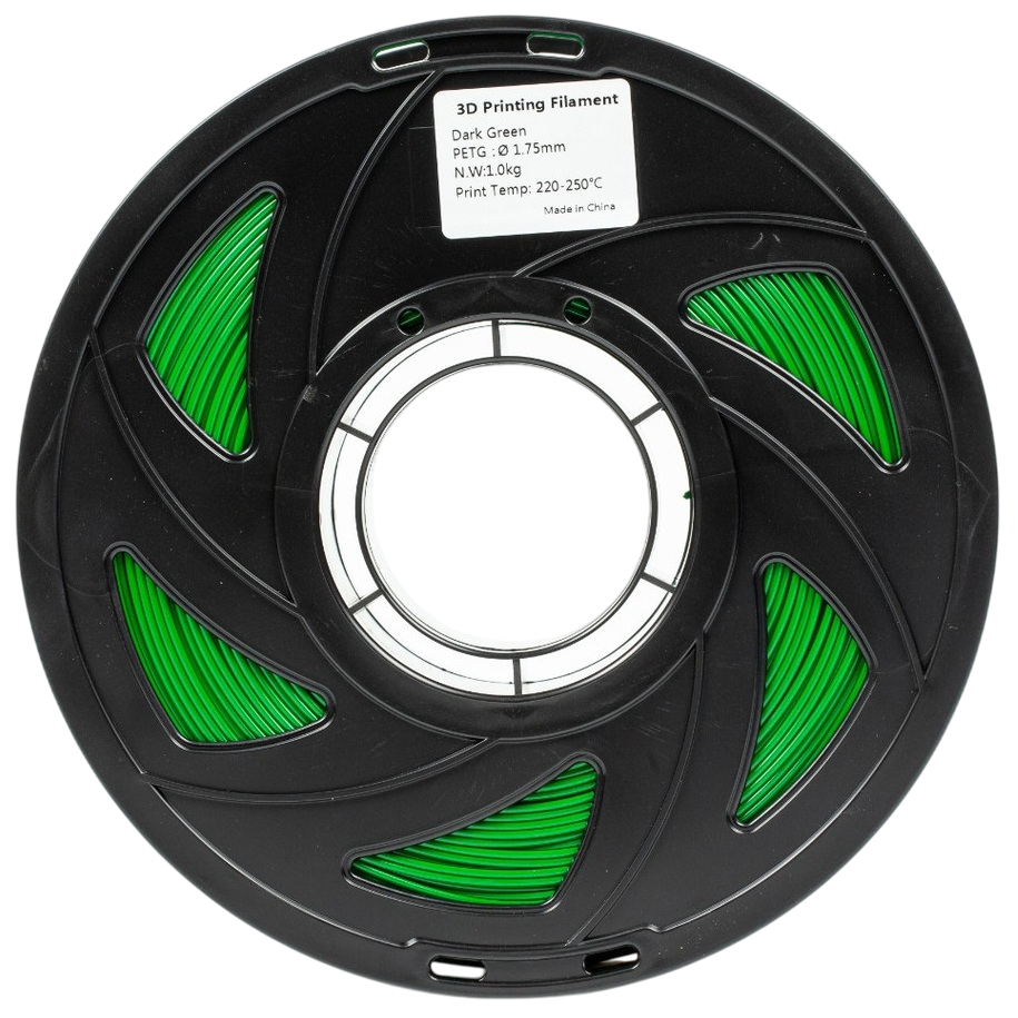 Філамент UA3D PETG Dark Green, 1.75мм, 1кг, темно-зелений