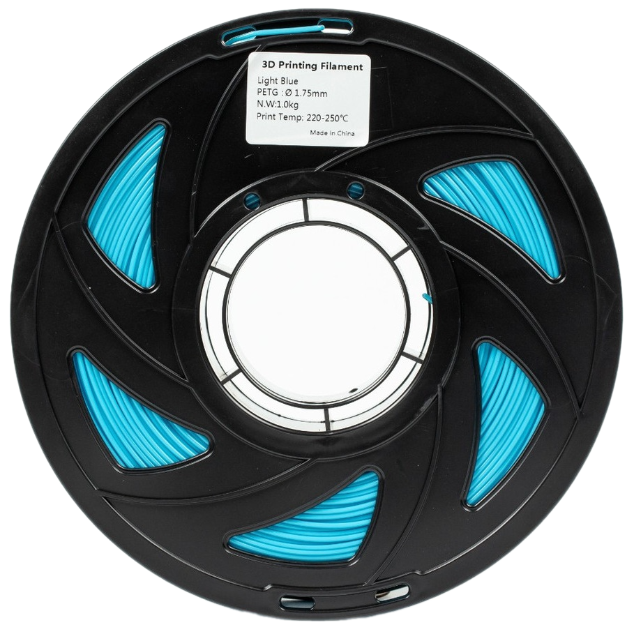 Філамент UA3D PETG Light Blue, 1.75мм, 1кг, блакитний
