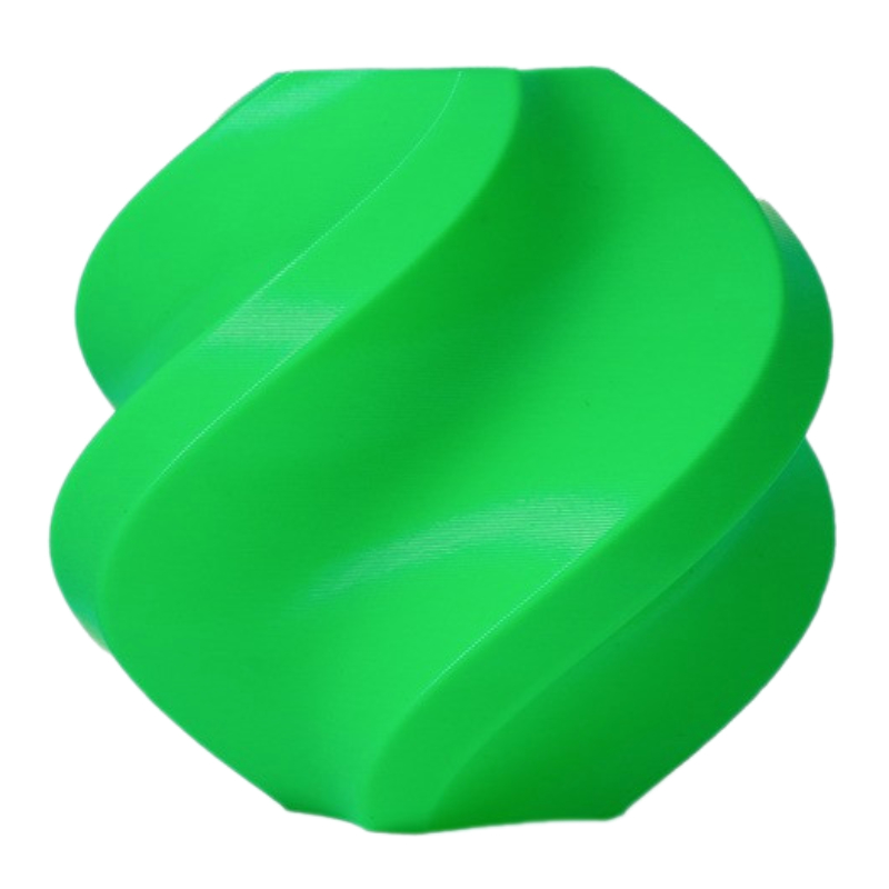 Філамент без котушки Bambu Lab PLA Basic Green (10501), Refill, 1.75мм, 1кг, 330м, 190-230°C, Зелений