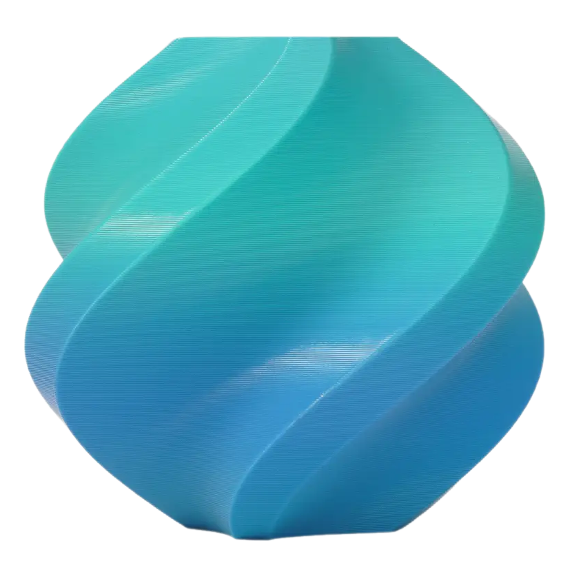 Філамент Bambu Lab PLA Basic Gradient Ocean to Meadow (10902), Reusable Spool, 1.75мм, 1кг, 330м, 190-230°C