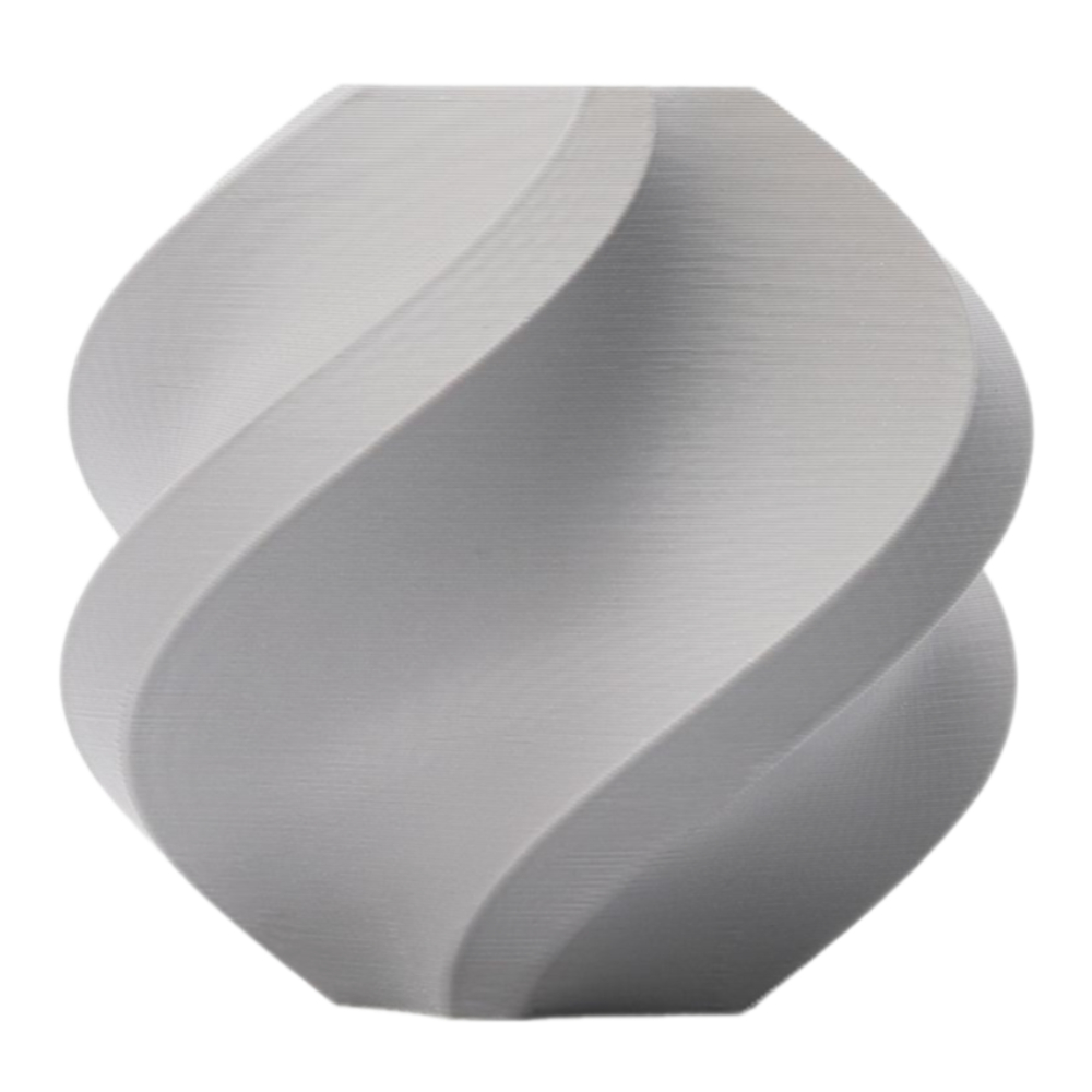 Філамент Bambu Lab PETG HF Gray (33101), Reusable Spool, 1.75mm, 1kg, 325m, 230-260℃ / Cірий, високошвидкісний друк