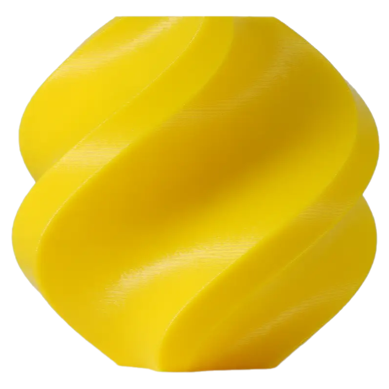 Філамент Bambu Lab ABS Yellow (40400), Reusable Spool, 1.75мм, 1кг, 398м, 240-270°C, Жовтий