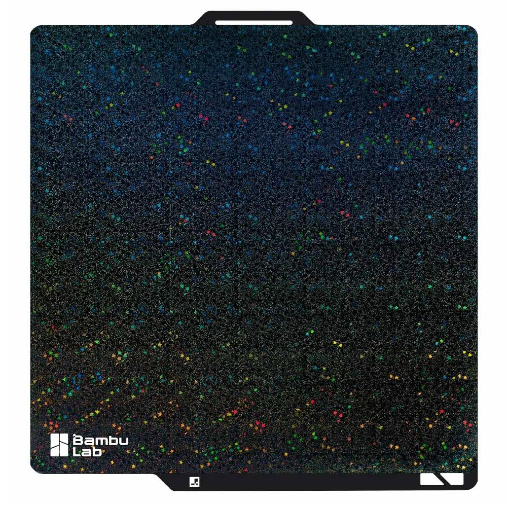 Пластина 256*256мм з двостороннім 3D Effect покриттям Bambu Lab Galaxy Surface Plate для X1 & P1 Series, A1 (оригінал, FAP015-N)