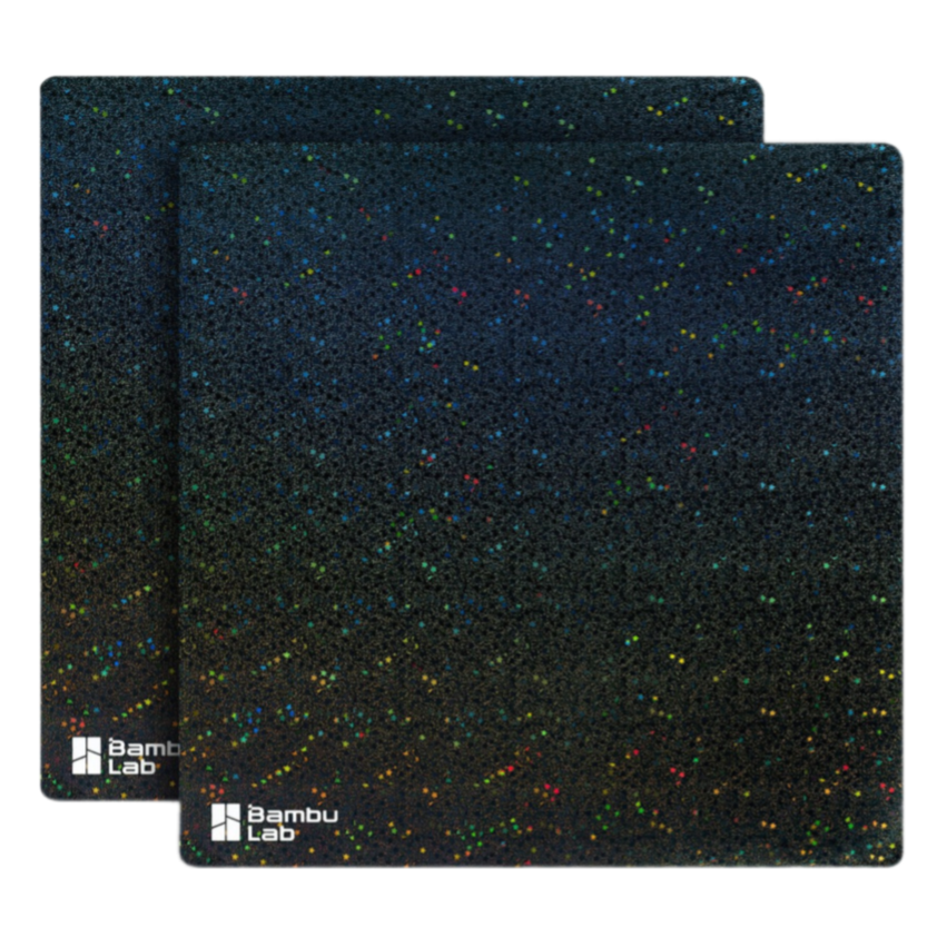 Комплект із двох текстурованих плівок Galaxy Sheets для 3D-принтерів Bambu Lab X1 & P1 Series, A1 (FAP015)