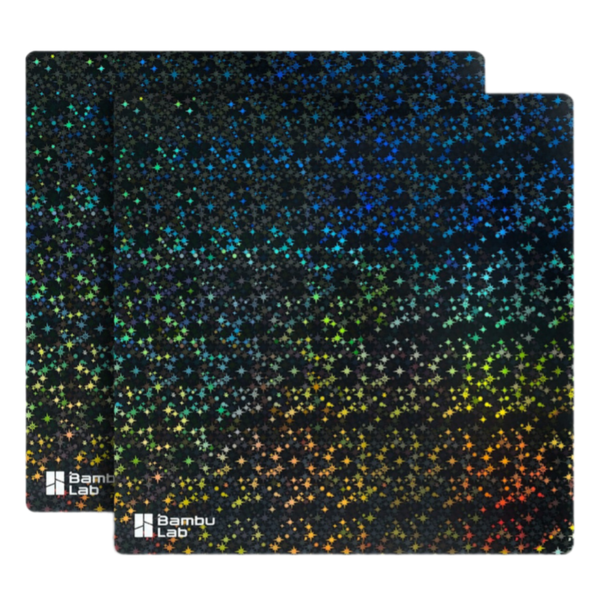 Комплект із двох текстурованих плівок Starry Sheets для 3D-принтерів Bambu Lab X1 & P1 Series, A1 (FAP016)
