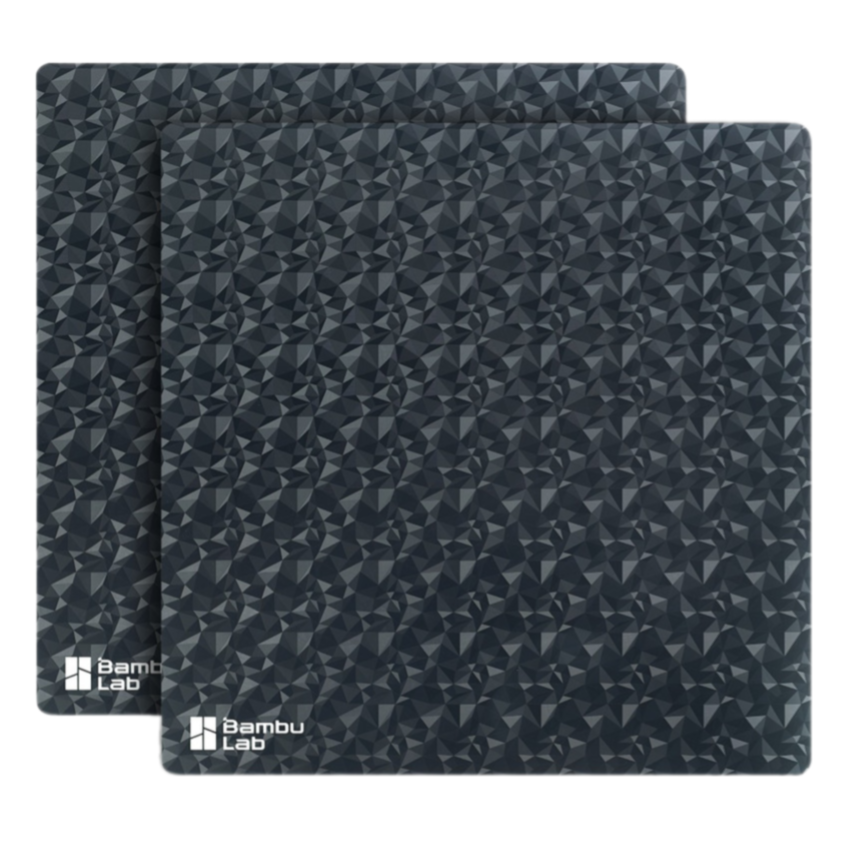 Комплект із двох текстурованих плівок Diamond Sheets для 3D-принтерів Bambu Lab X1 & P1 Series, A1 (FAP018)