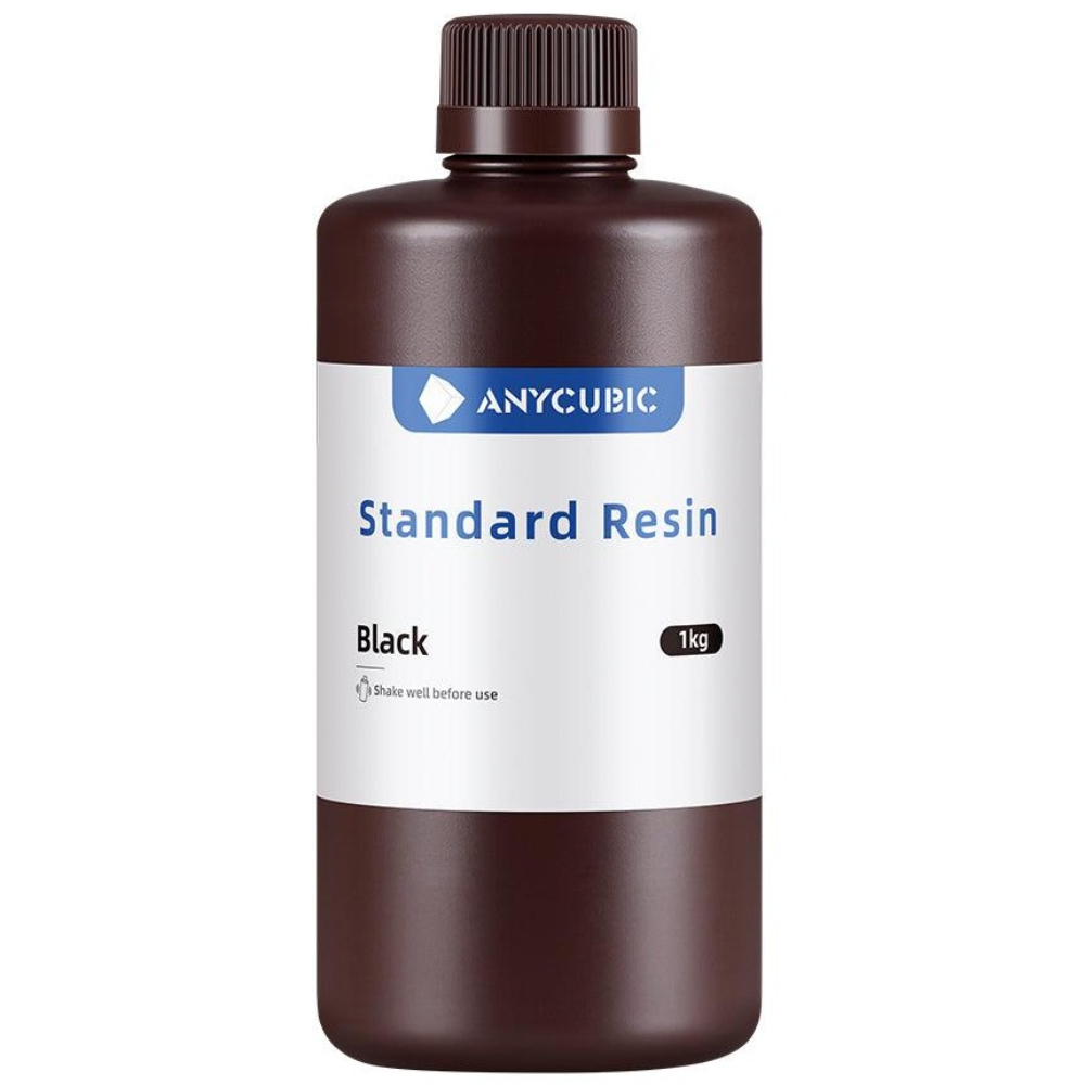 Фотополімерна смола Anycubic Standard Resin Black (Чорна), 1kg
