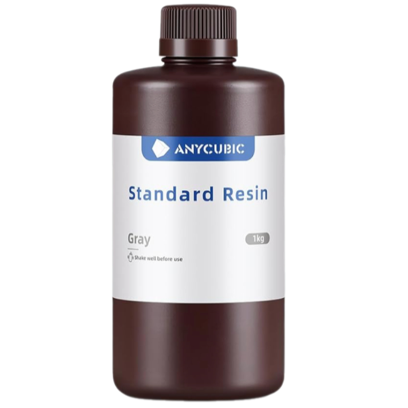 Фотополімерна смола Anycubic Standart Resin Grey (Сіра), 1kg