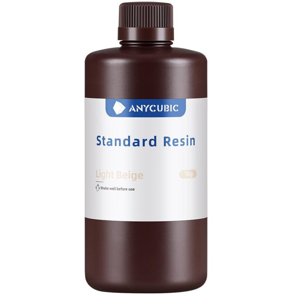 Фотополімерна смола Anycubic Standard Resin Light Beige (Світло бежева), 1kg
