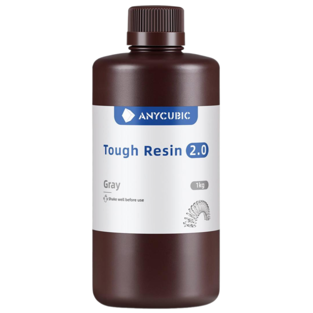 Фотополімерна смола Anycubic Tough Resin 2.0 Grey (Сіра)