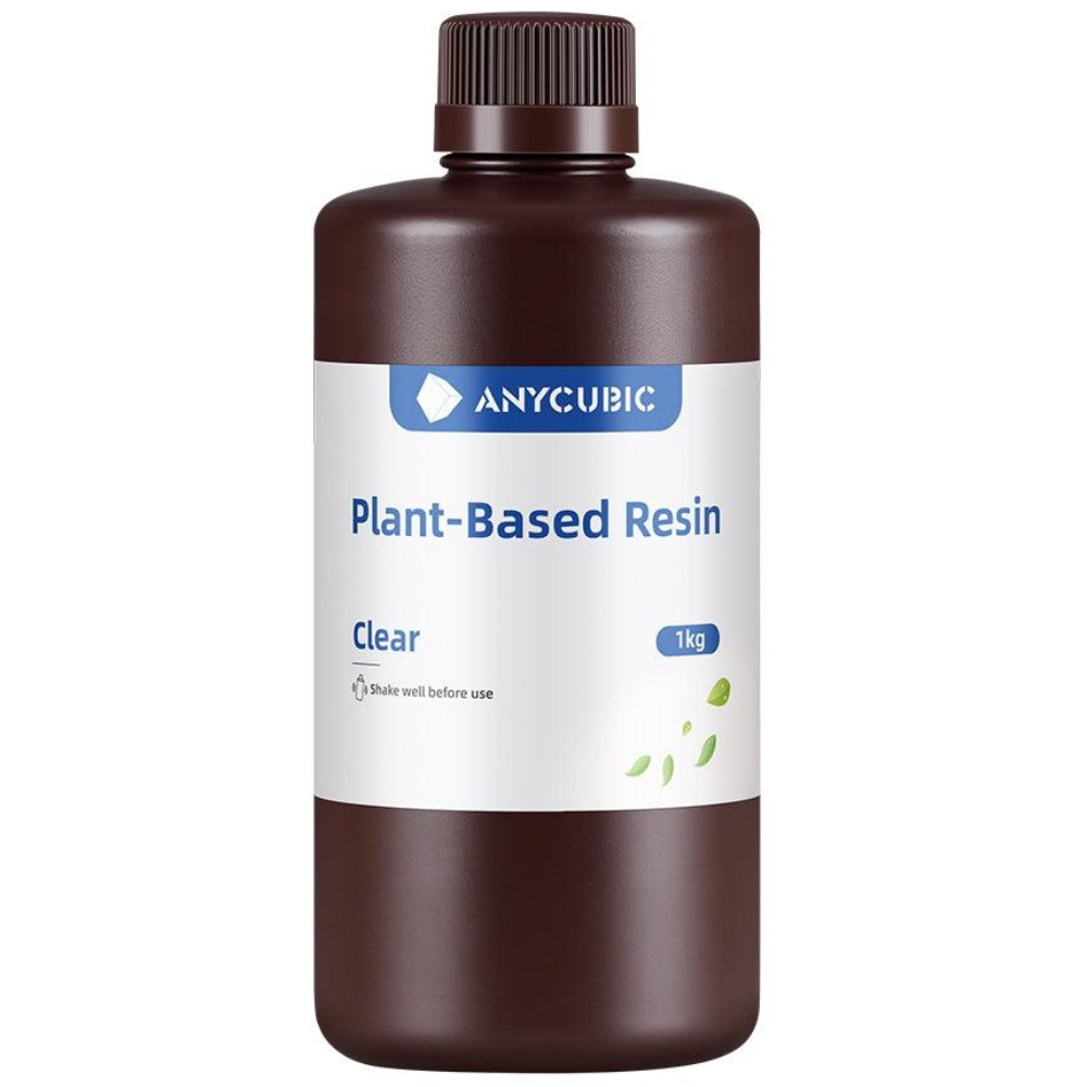 Фотополімерна Еко смола на рослинній основі Anycubic Plant-Based UV Resin Clear (Прозора), 1kg