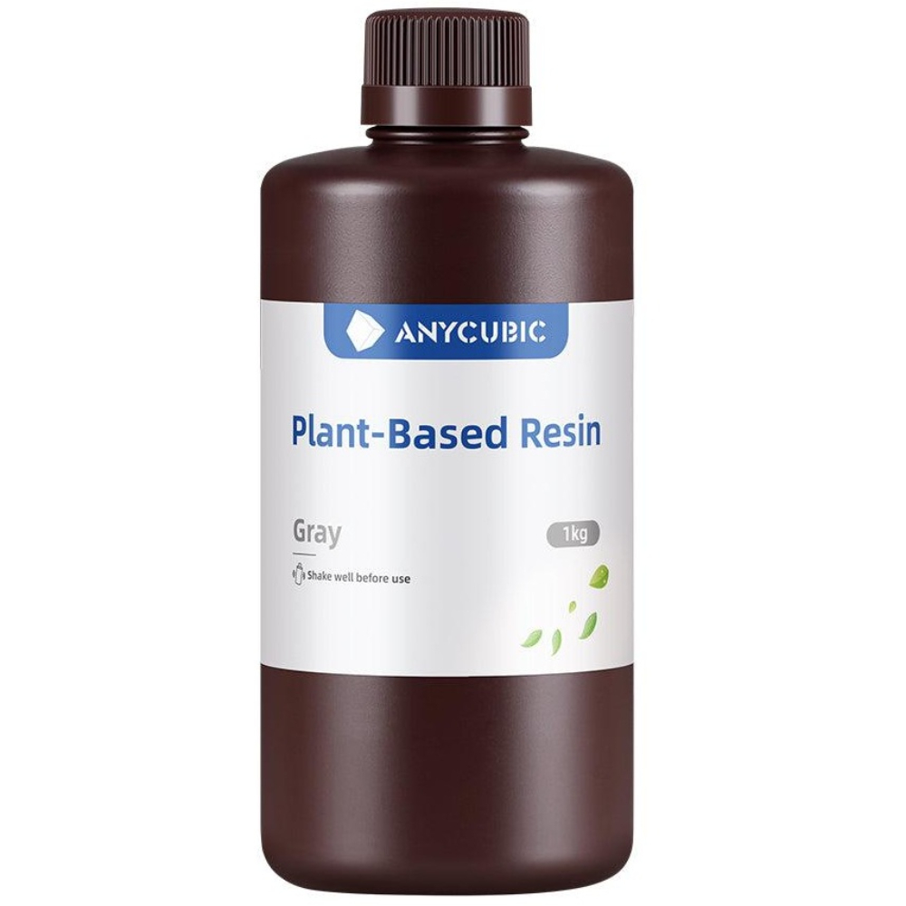 Фотополімерна Еко смола на рослинній основі Anycubic Plant-Based UV Resin Grey (Сіра), 1kg
