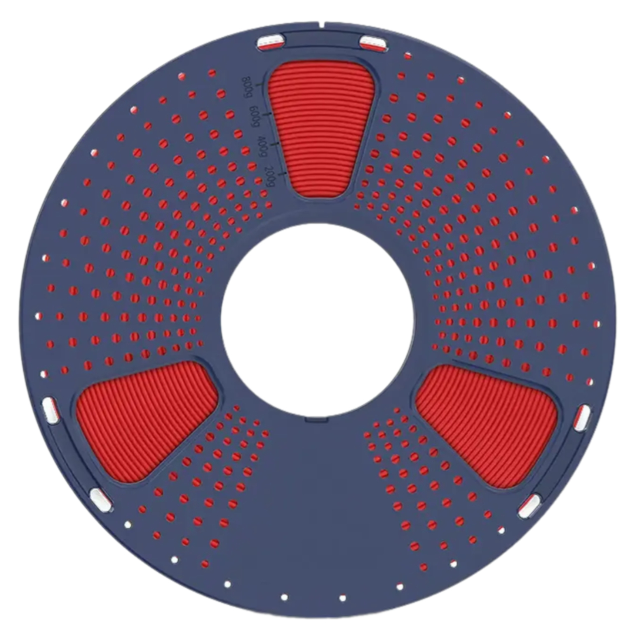 Філамент SUNLU PLA Matte Red (04441014Z), Reusable Spool, 1.75мм, 1кг, 205-245°C, Червоний