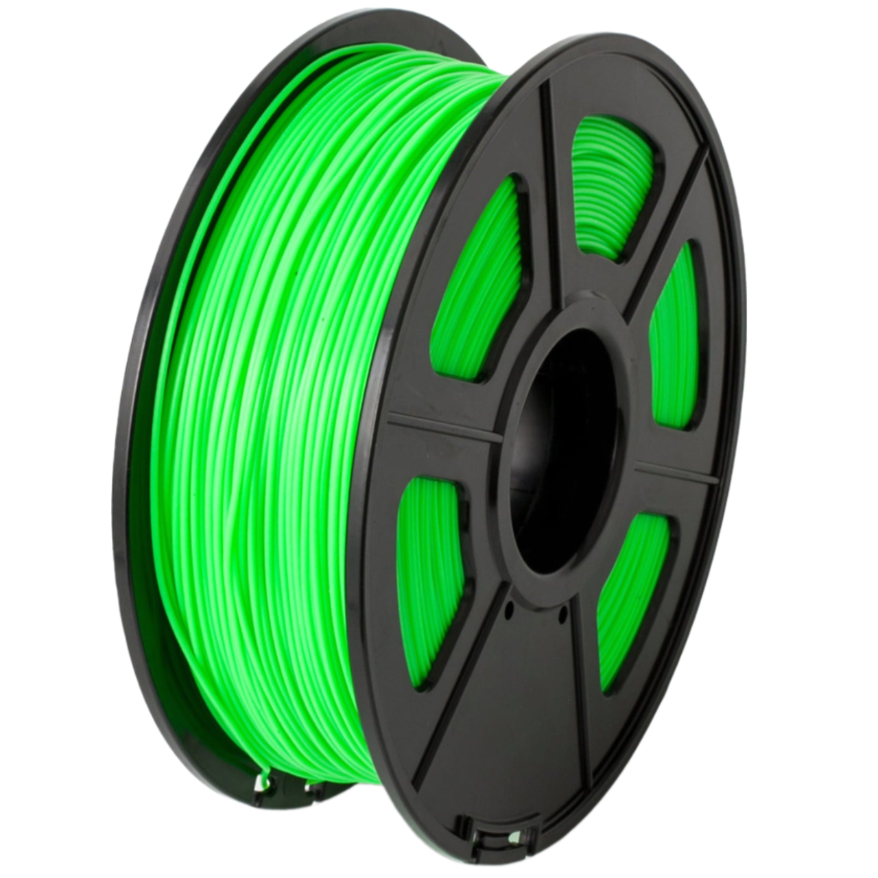 Філамент SUNLU PLA Glow In the Dark GREEN (04141019Z), Reusable Spool, 1.75мм, 1кг, 330м, 195-225°C, Зелений