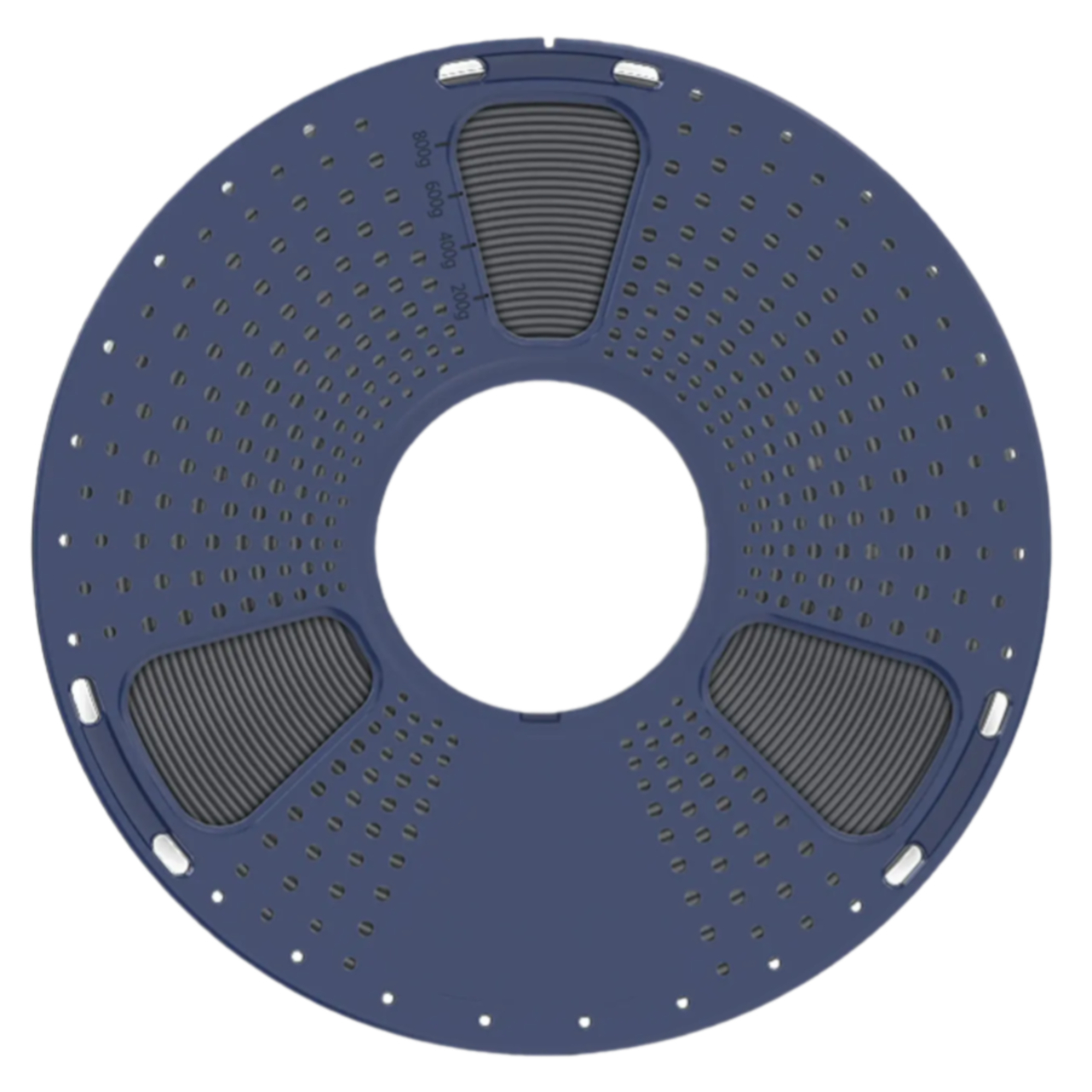 Філамент SUNLU PLA Grey (07041025E), Reusable Spool, 1.75мм, 1кг, 330м, 200-240°C, Сірий