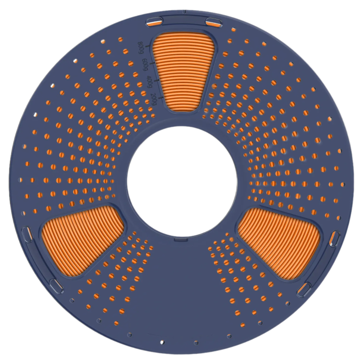 Філамент SUNLU PLA Orange (06441103E), Reusable Spool, 1.75мм, 1кг, 330м, 200-240°C, Помаранчевий
