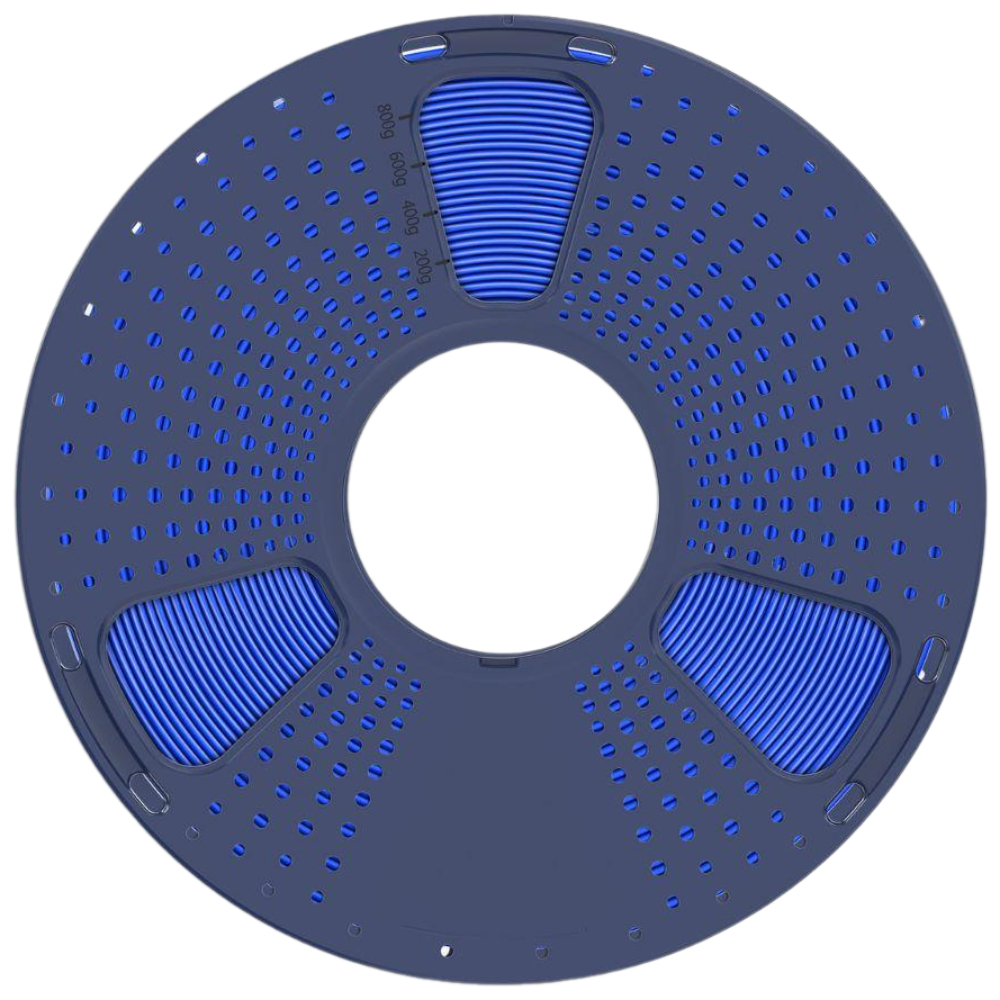 Філамент SUNLU Silk PETG Blue (03740808Z), Reusable Spool, 1.75мм, 1кг, 230-260°C, Синій
