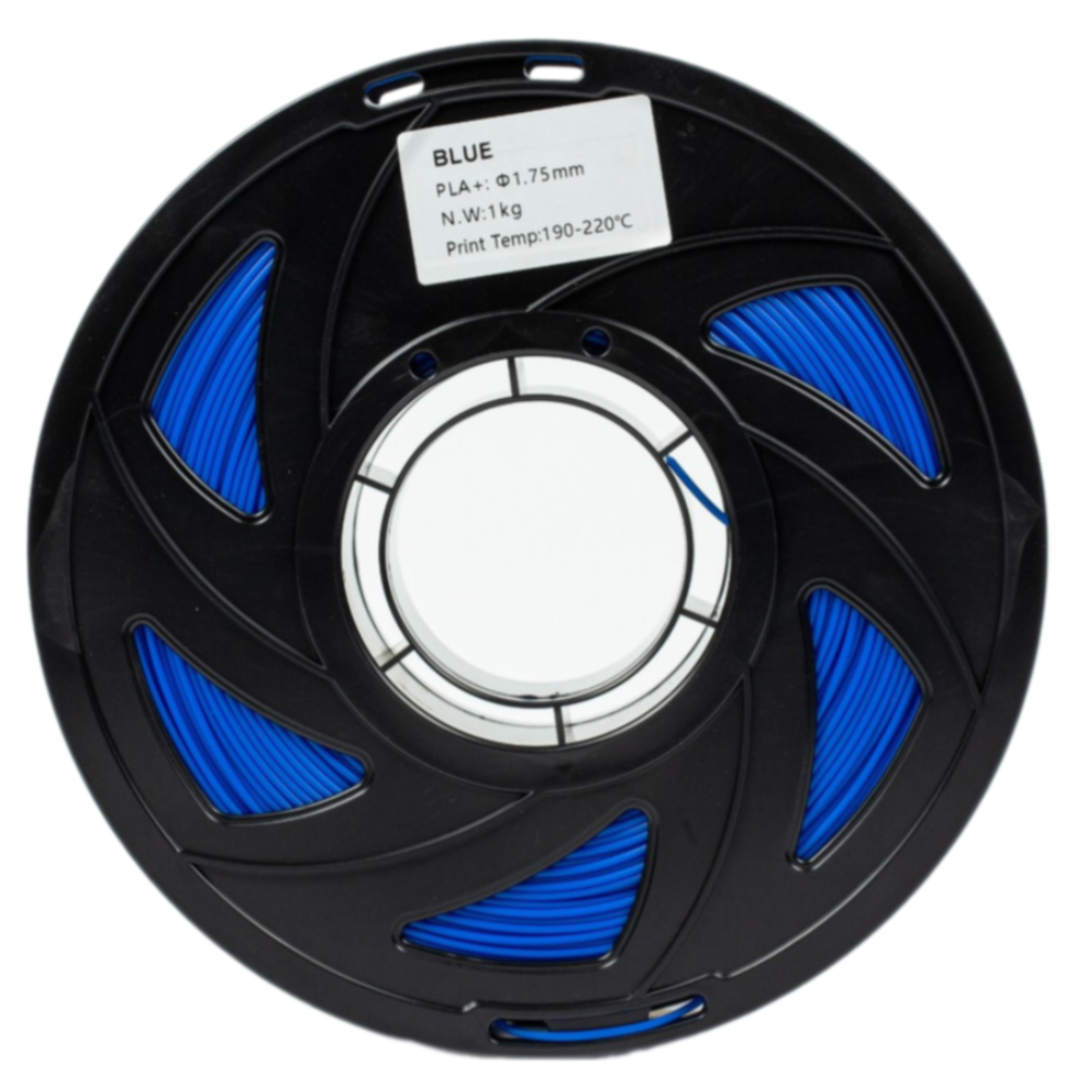 Філамент UA3D PLA+ BLUE, 1.75мм, 1кг, 330м, 190-220°C, Синій