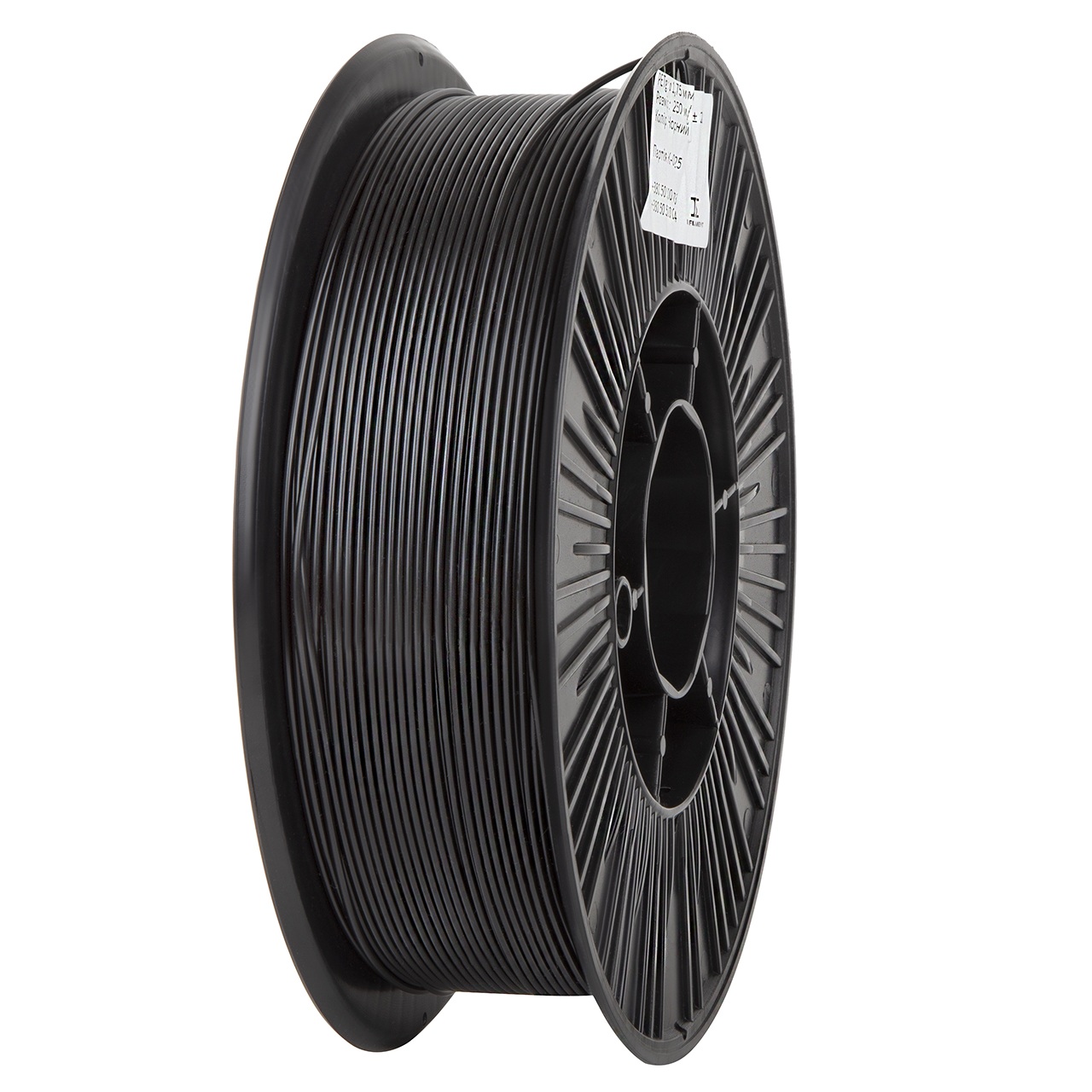 Філамент DSF PETG Black, Classic Spool, 1.75мм, 0.78кг, 250м, H220-260°C, B60-90°C, Чорний