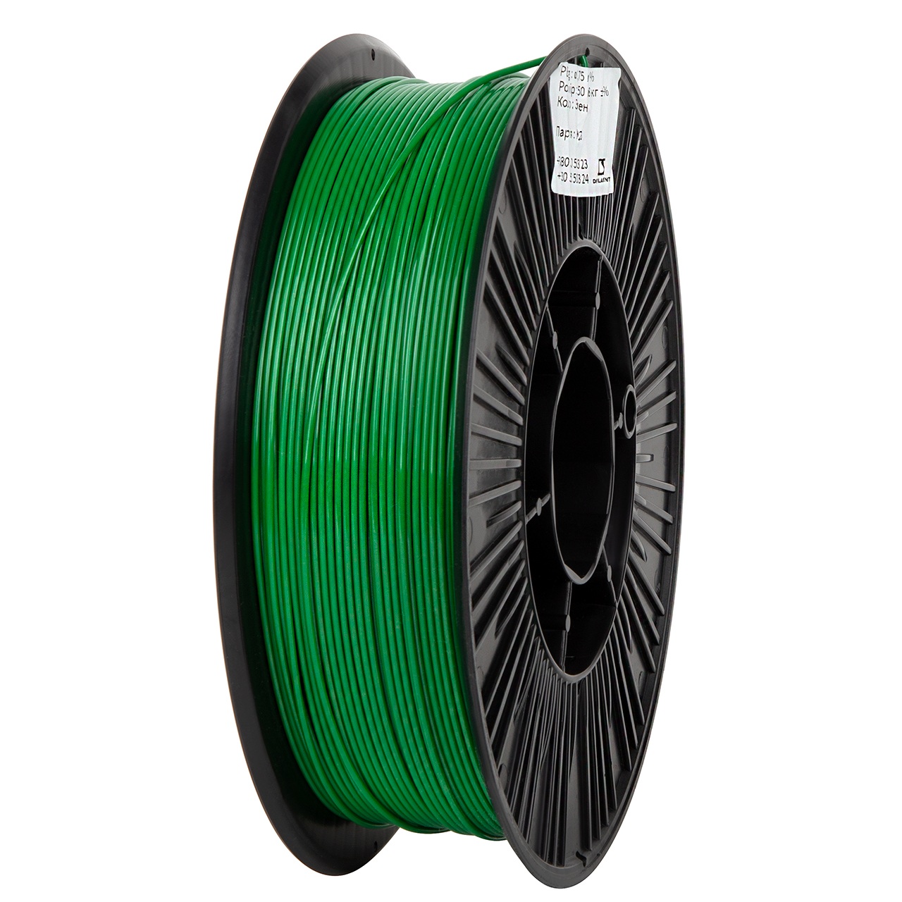 Філамент DSF PETG Green, Classic Spool, 1.75мм, 0.78кг, 250м, H220-260°C, B60-90°C, Зелений