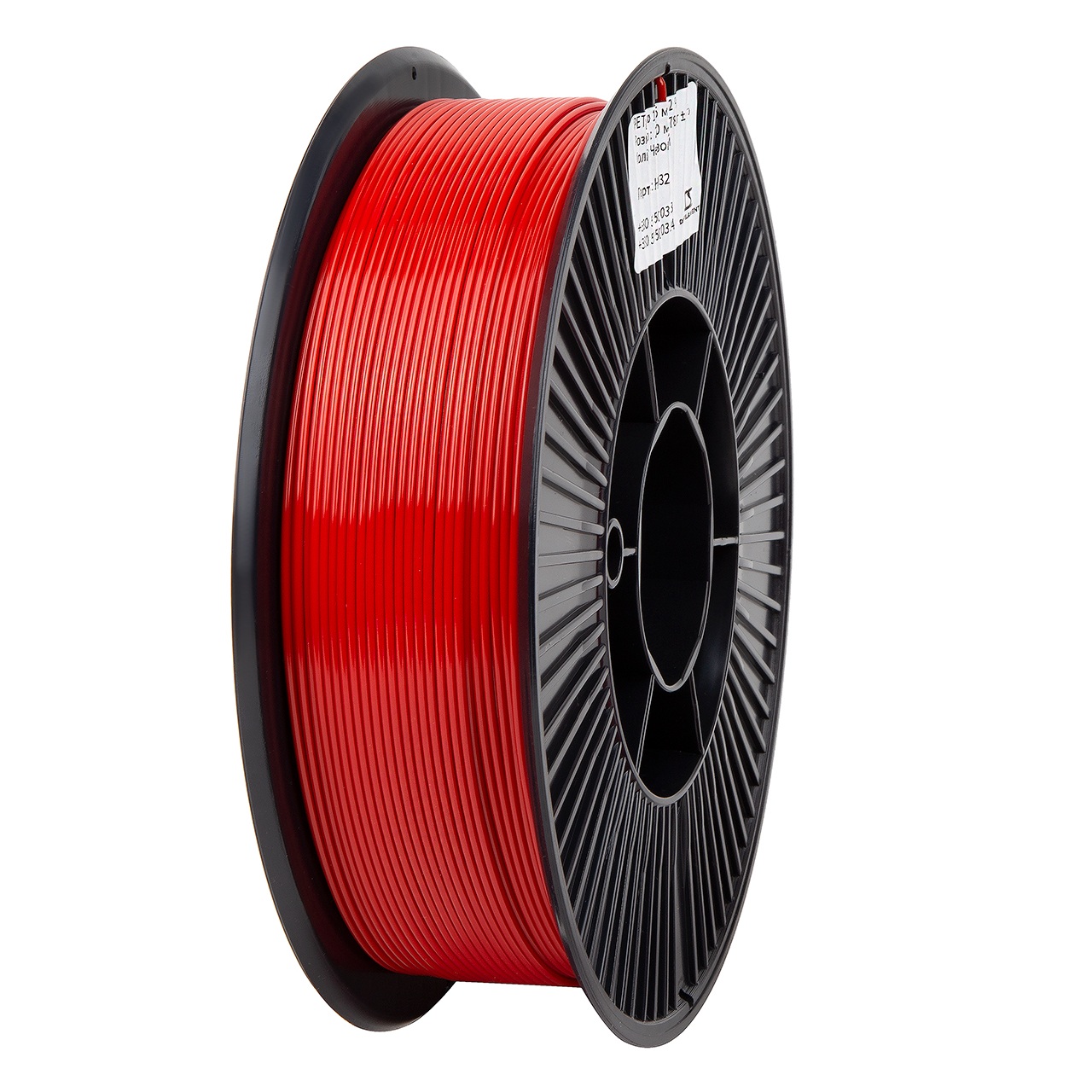 Філамент DSF PETG Red, Classic Spool, 1.75мм, 0.78кг, 250м, H220-260°C, B60-90°C, Червоний